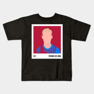 Frenkie de Jong Minimalistic Camera Film Kids T-Shirt